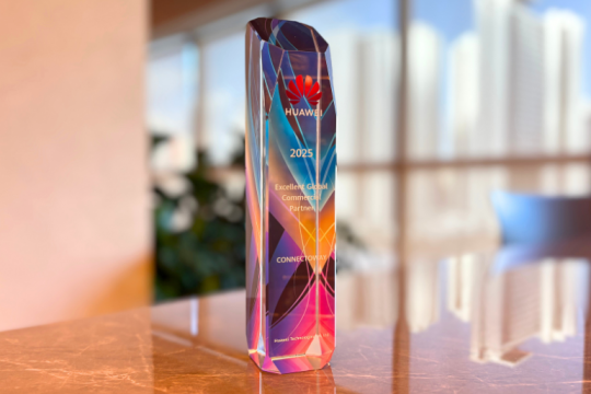 Connectoway é reconhecida como Parceiro Global de Excelência no Huawei Connect 2025